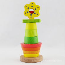 Wooden Flower Educational Stacker Toy